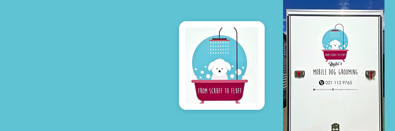 Miki's Mobile Dog Grooming - the mobile dog grooming trailer in Gisborne