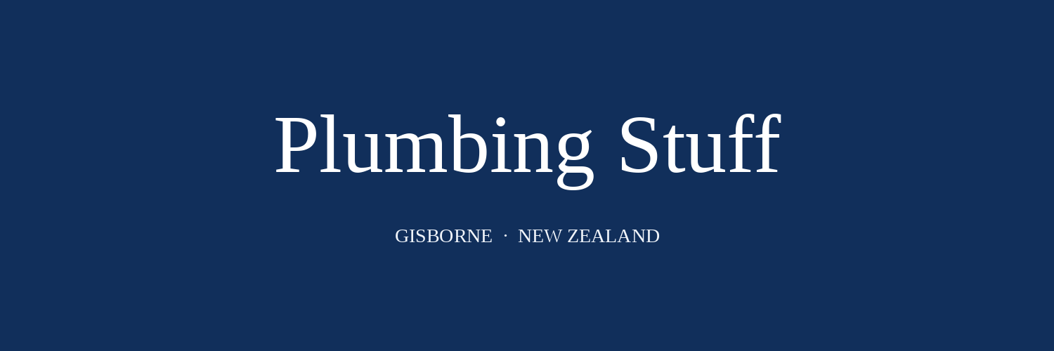 Plumbing Stuff - drainage and wastewater in Gisborne